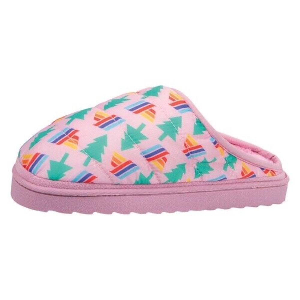 Aldi Gear 2024 Holiday Christmas Xmas Ladies Slippers Size 8 Pink